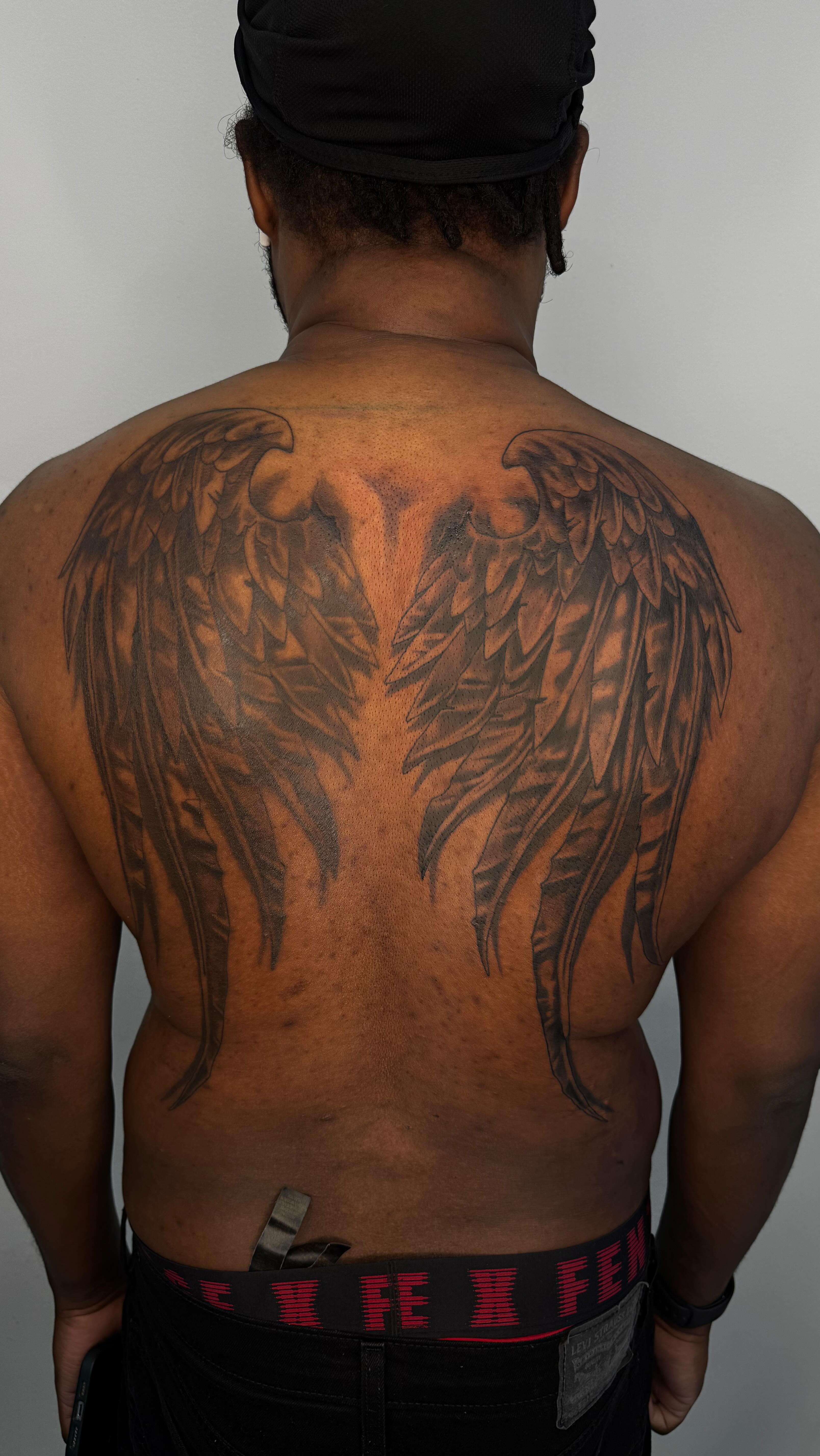 Custom tattoo work by Kevin