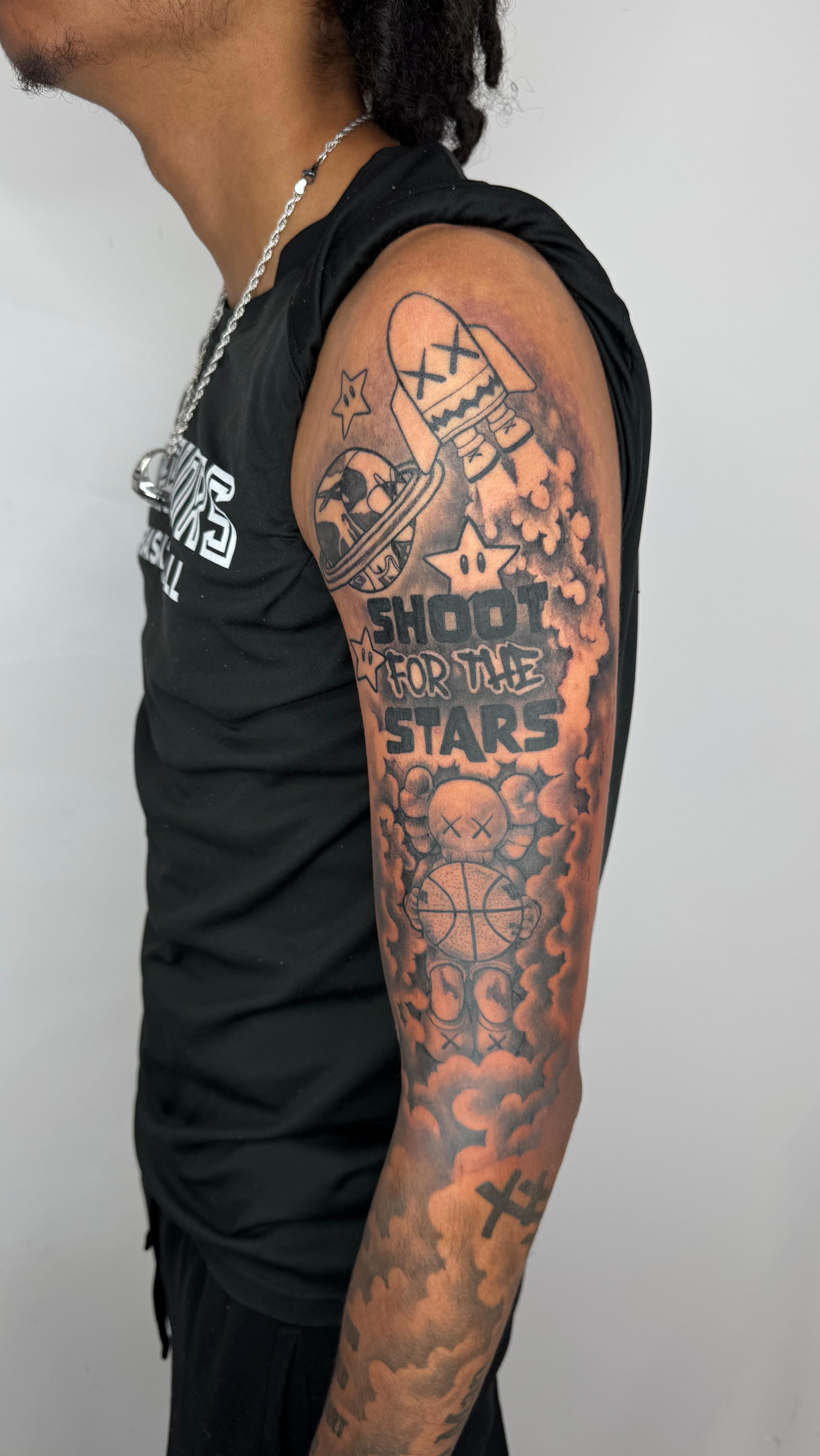 Custom tattoo work by Kevin